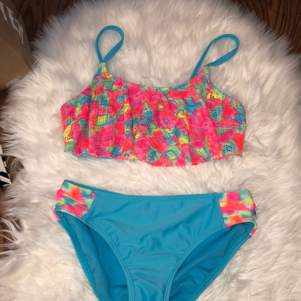 girls two piece swimsuit